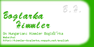 boglarka himmler business card